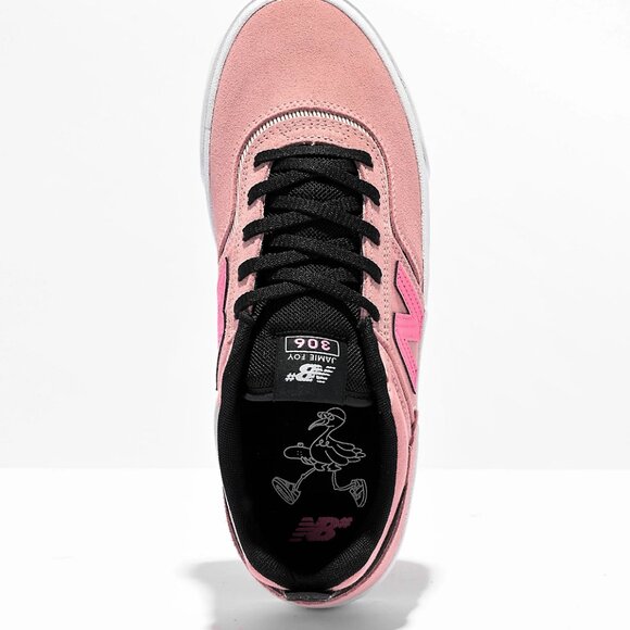 New Balance # Numeric "306" Sneakers Pink/Black Jamie Foy Skating Shoes SZ 10.5 - Picture 12 of 15
